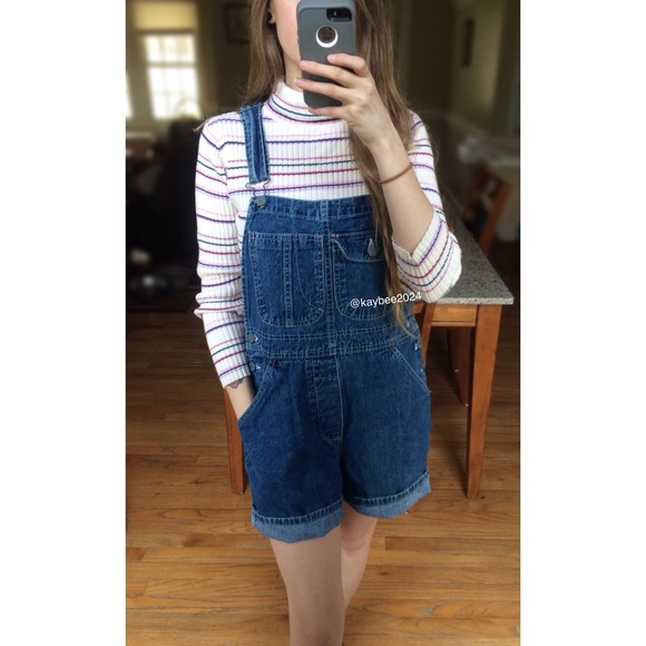 Vintage Denim - 🌿 Vtg 90’s Essential Denim Short Overalls 🌿